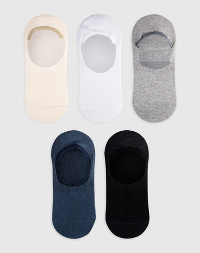 Medias para mujer tobilleras cortas en algodón pack x5unds surtidas
