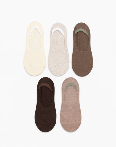 5 pares de medias baletas surtido