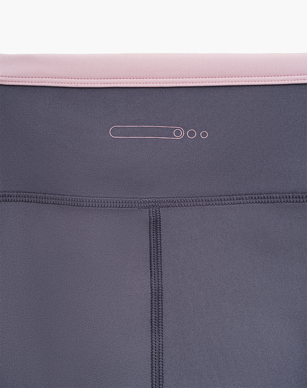 Legging deportivo tiro alto control humedad morado mujer