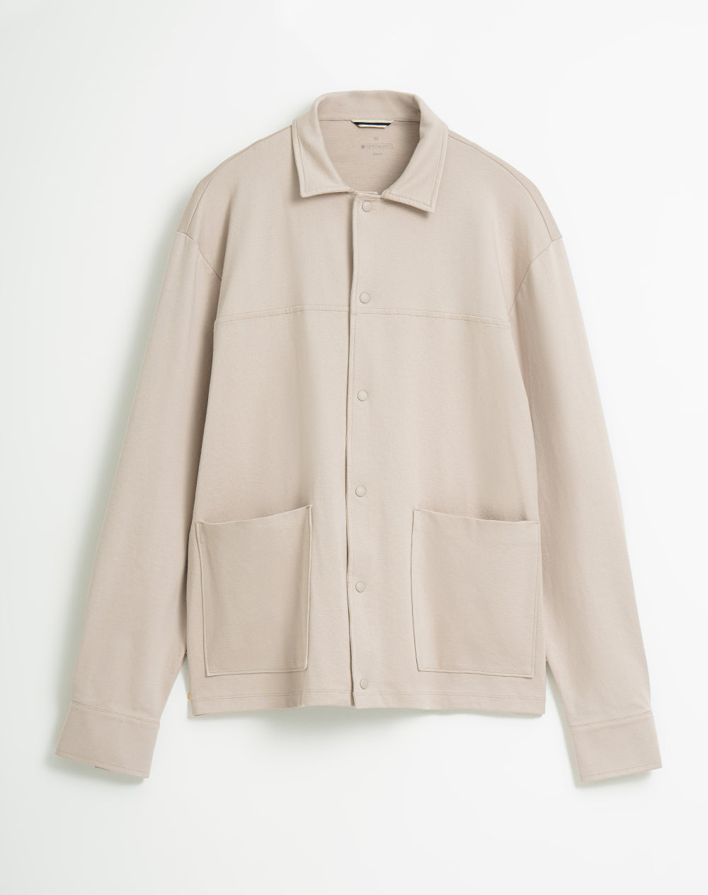 Chaqueta regular fit sin capucha gris