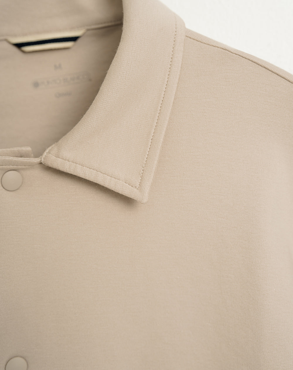 Chaqueta regular fit sin capucha gris