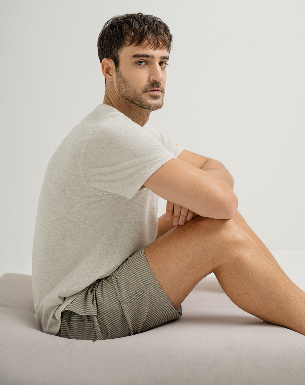 Pijama regular fit manga corta surtida