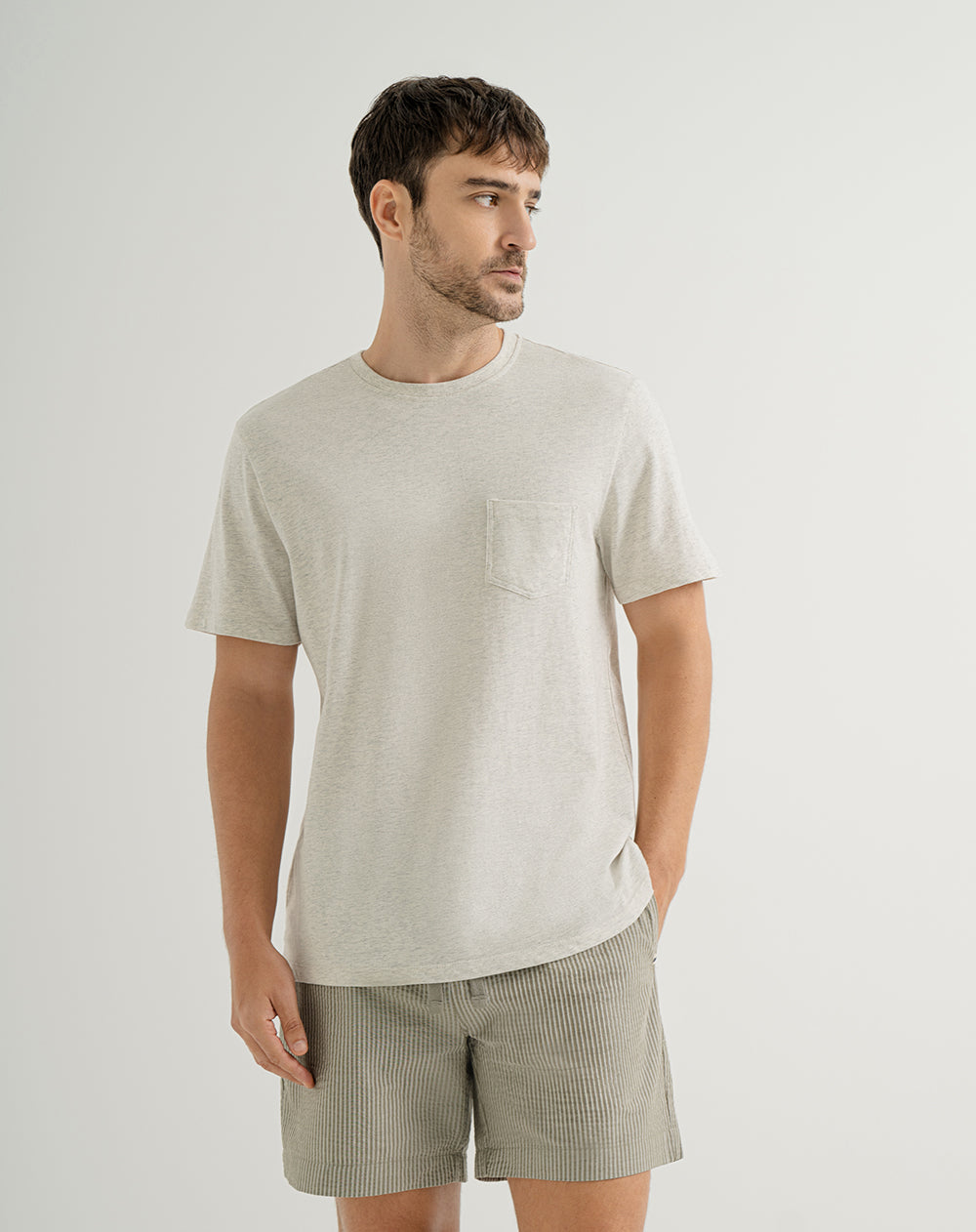 Pijama regular fit manga corta surtida
