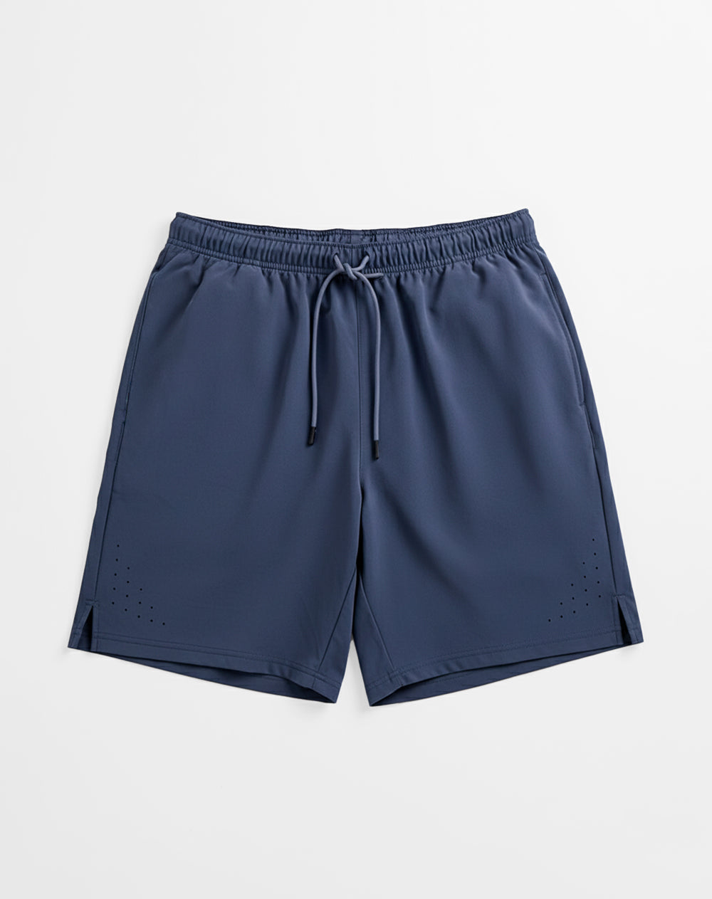 Pantaloneta deportiva antibacterial azul hombre