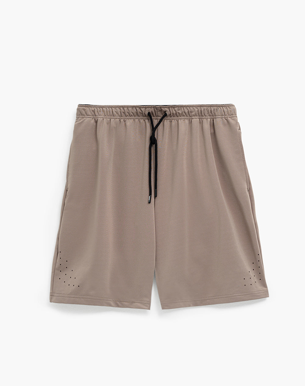 Pantaloneta deportiva antibacterial café hombre