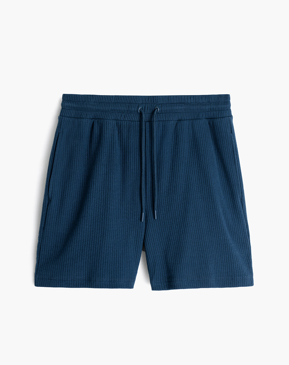 Bermuda regular fit algodón azul hombre