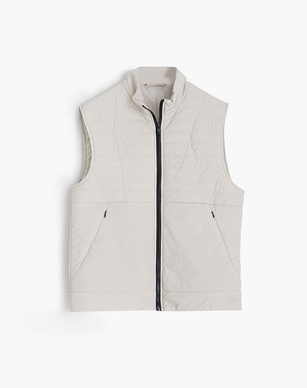 Chaleco regular fit sin capucha gris hombre