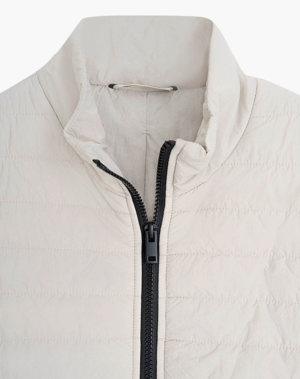 Chaleco regular fit sin capucha gris hombre