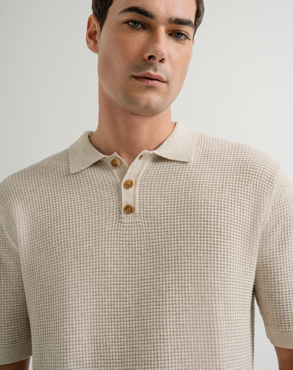 Polo regular tejido de punto habana hombre