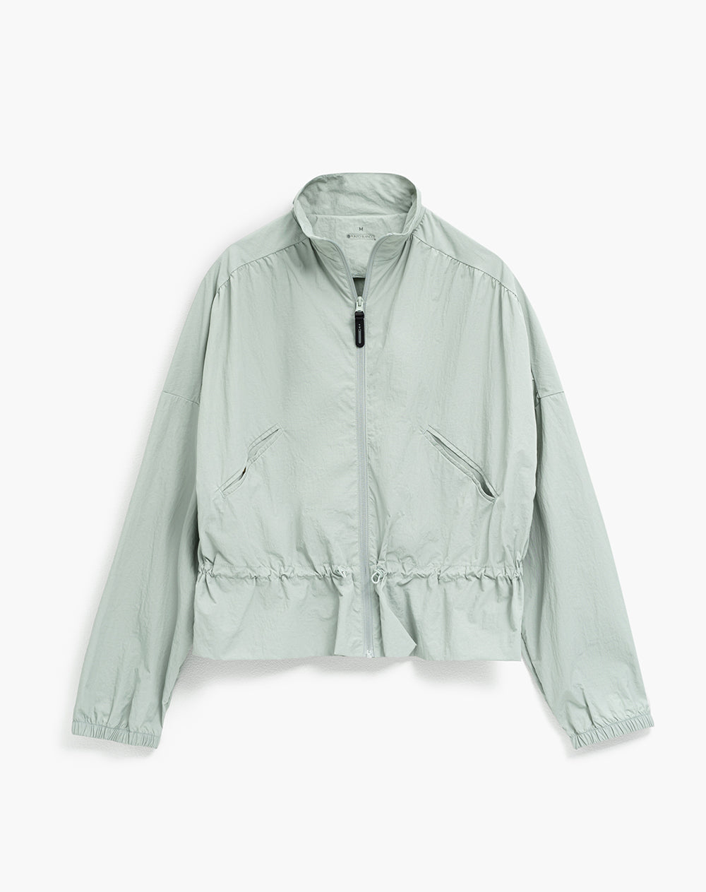 Chaqueta rompevientos regular verde mujer