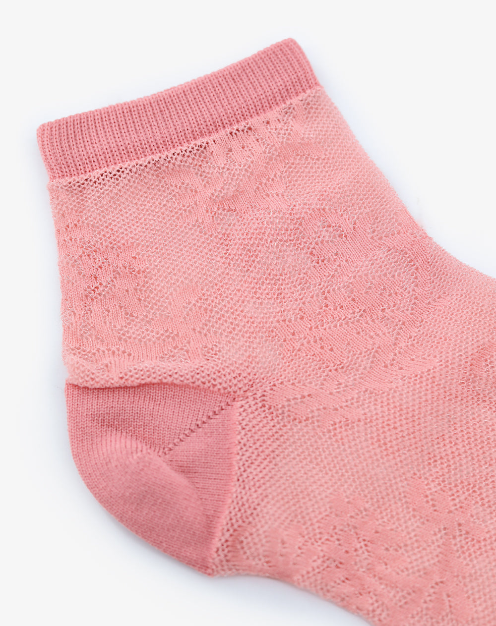 Medias mujer tobilleras transparencia rosadas