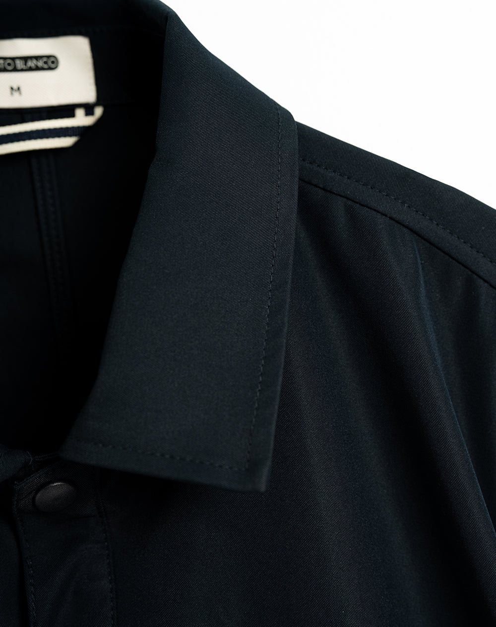 Chaqueta regular fit sin capucha azul