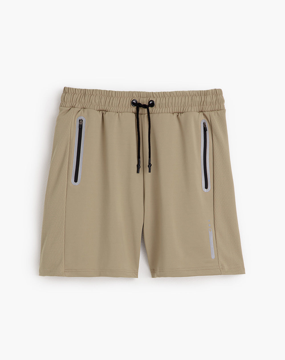 Pantaloneta deportiva control humedad habano hombre