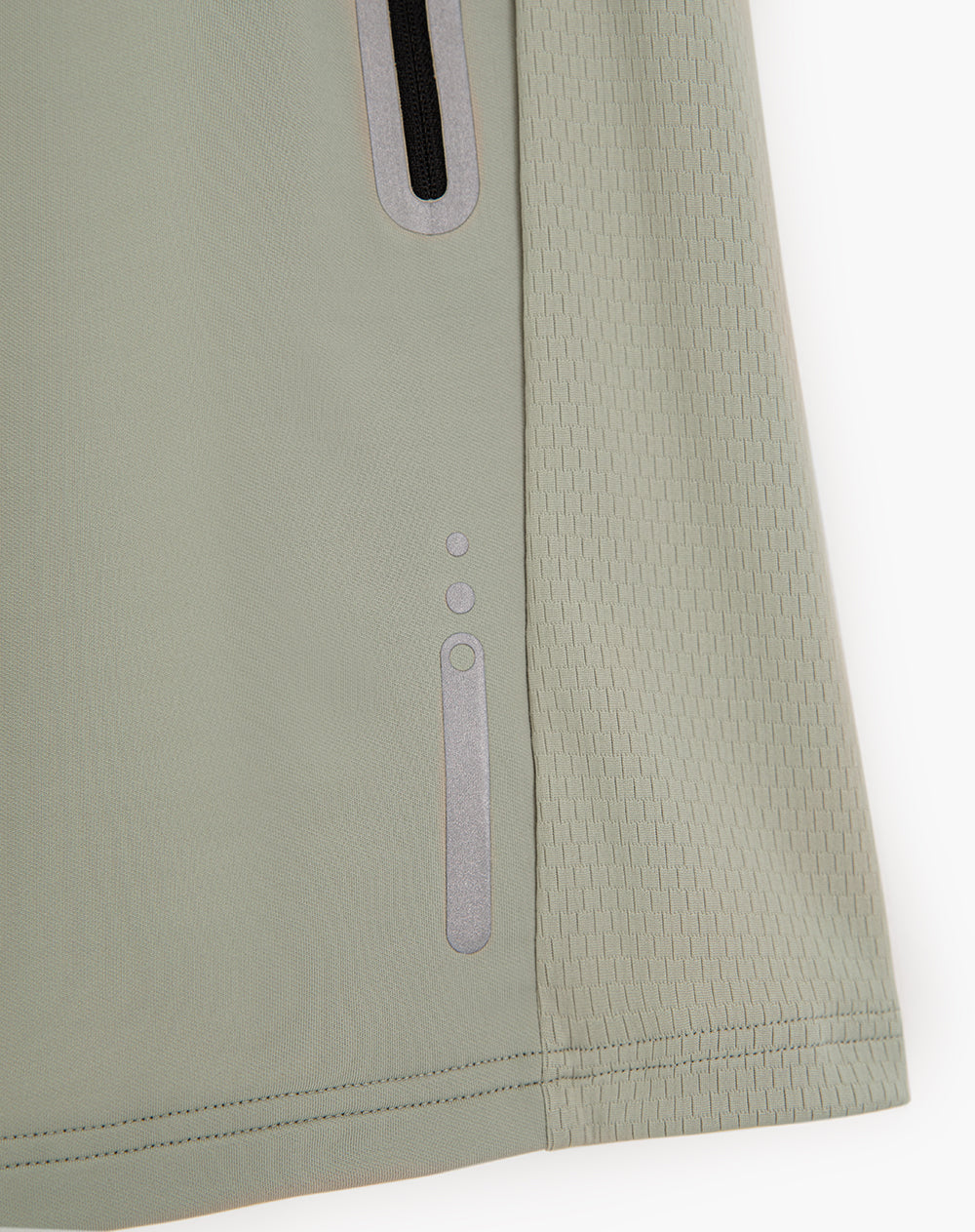 Pantaloneta deportiva control humedad verde hombre