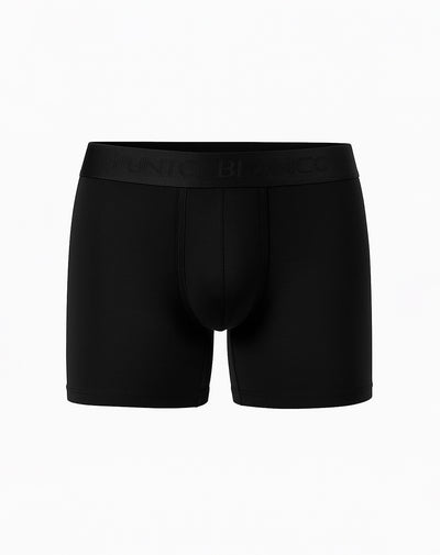 Bóxer deportivo medio microfibra negro