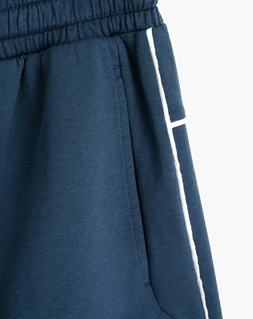 Bermuda algodón regular azul hombre