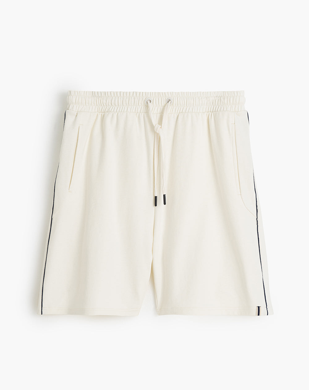Bermuda algodón regular crema hombre