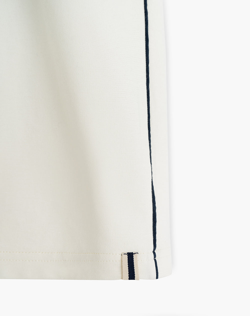 Bermuda algodón regular crema hombre