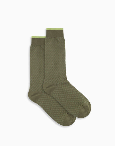 Medias hombre largas casuales verdes