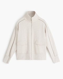 Chaqueta oversize habana mujer