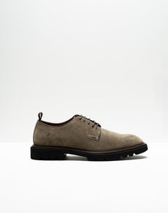 Zapatos oxford en cuero café hombre