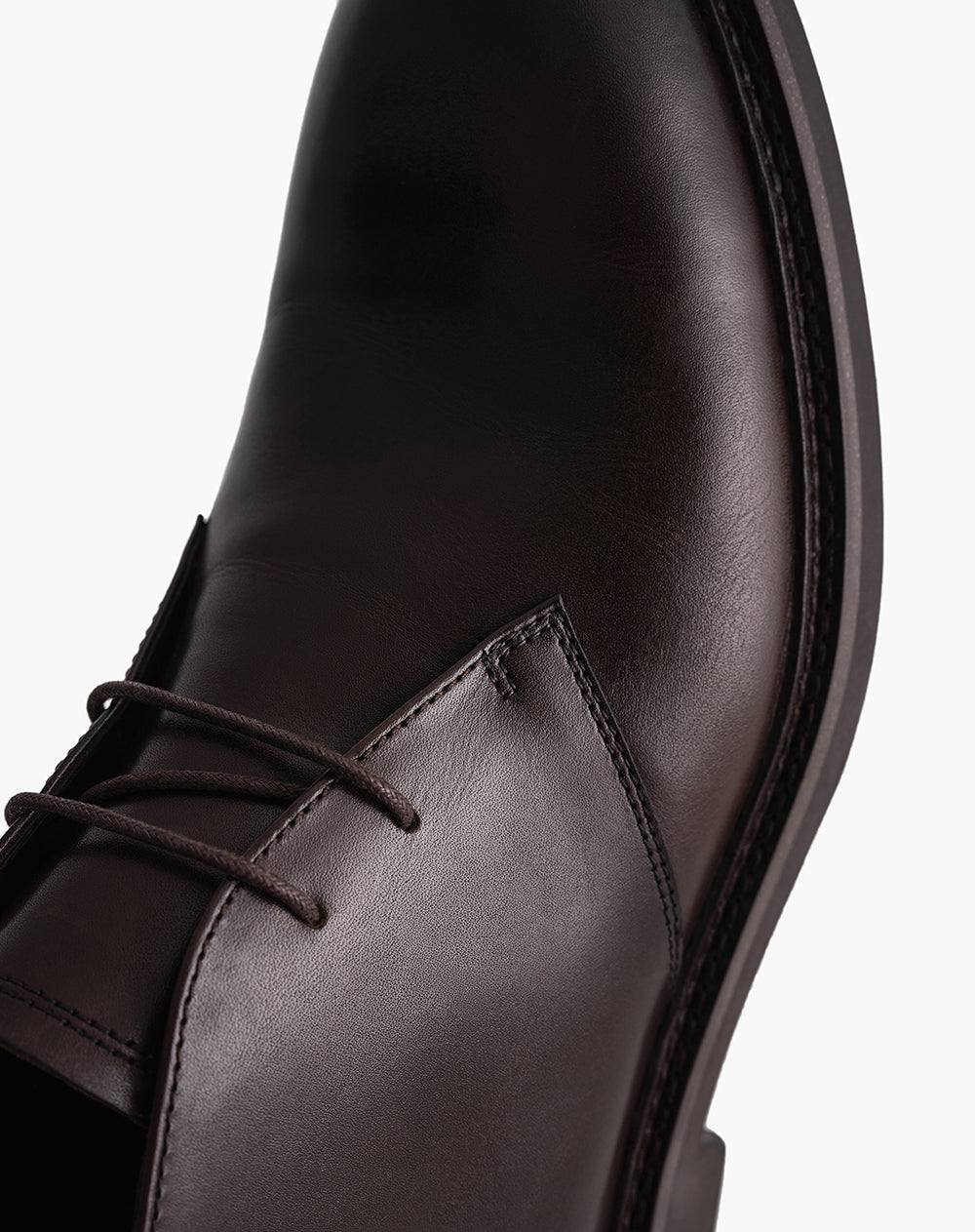 Botas en cuero café hombre