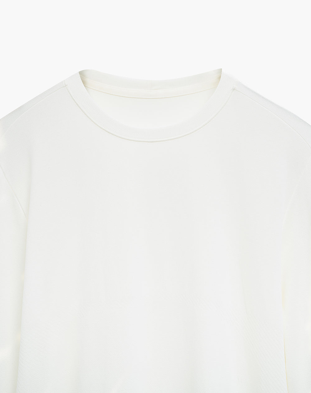 Camiseta slim fit manga corta blanca