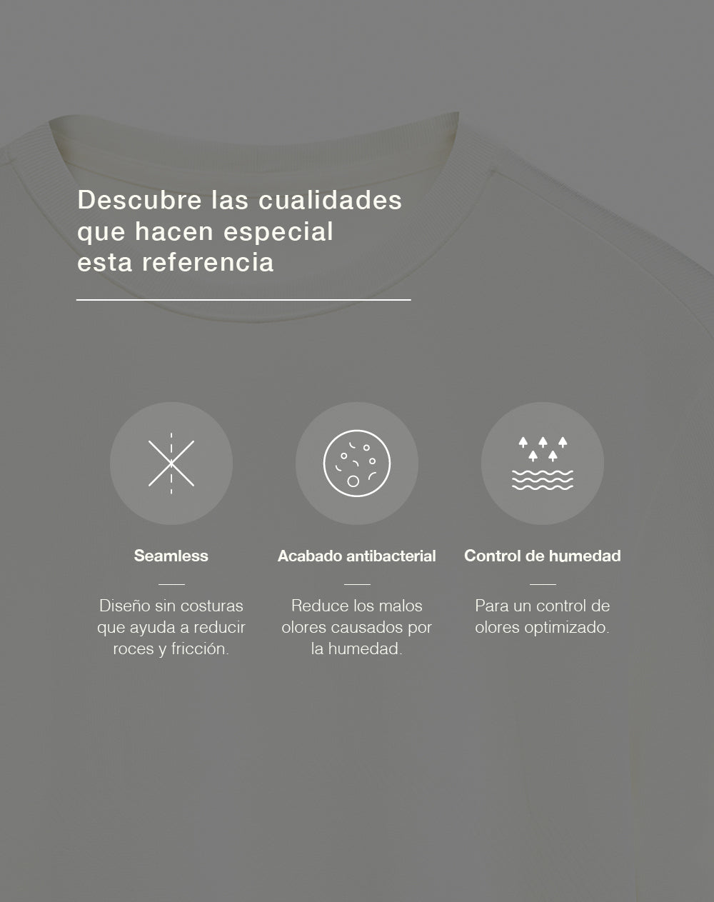 Camibuso deportivo control humedad