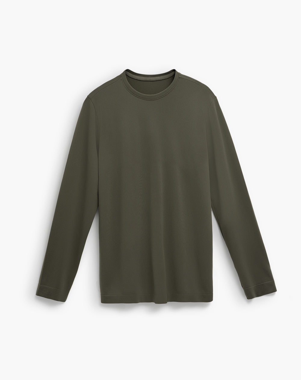 Camiseta slim fit manga corta verde
