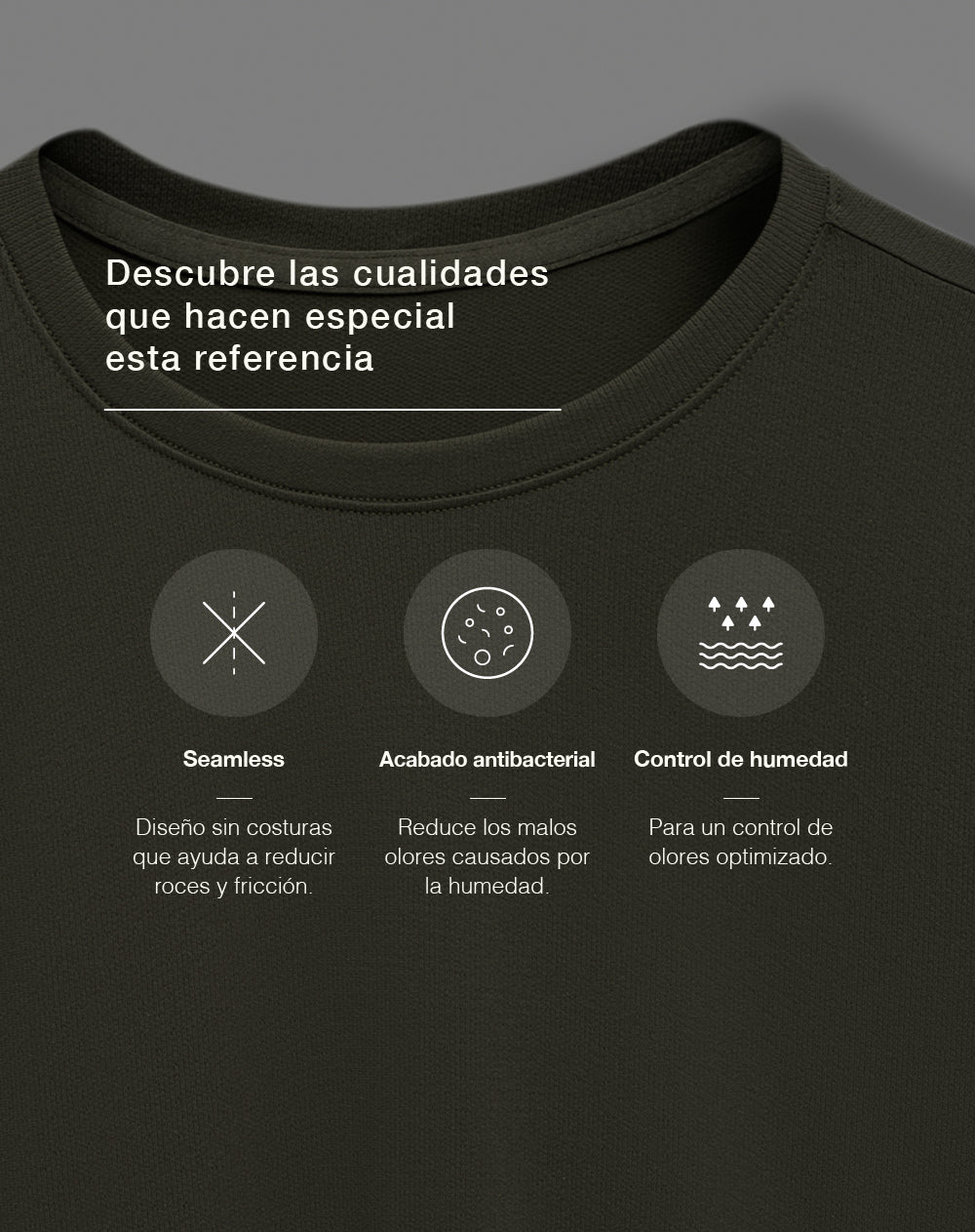 Camibuso deportivo control humedad