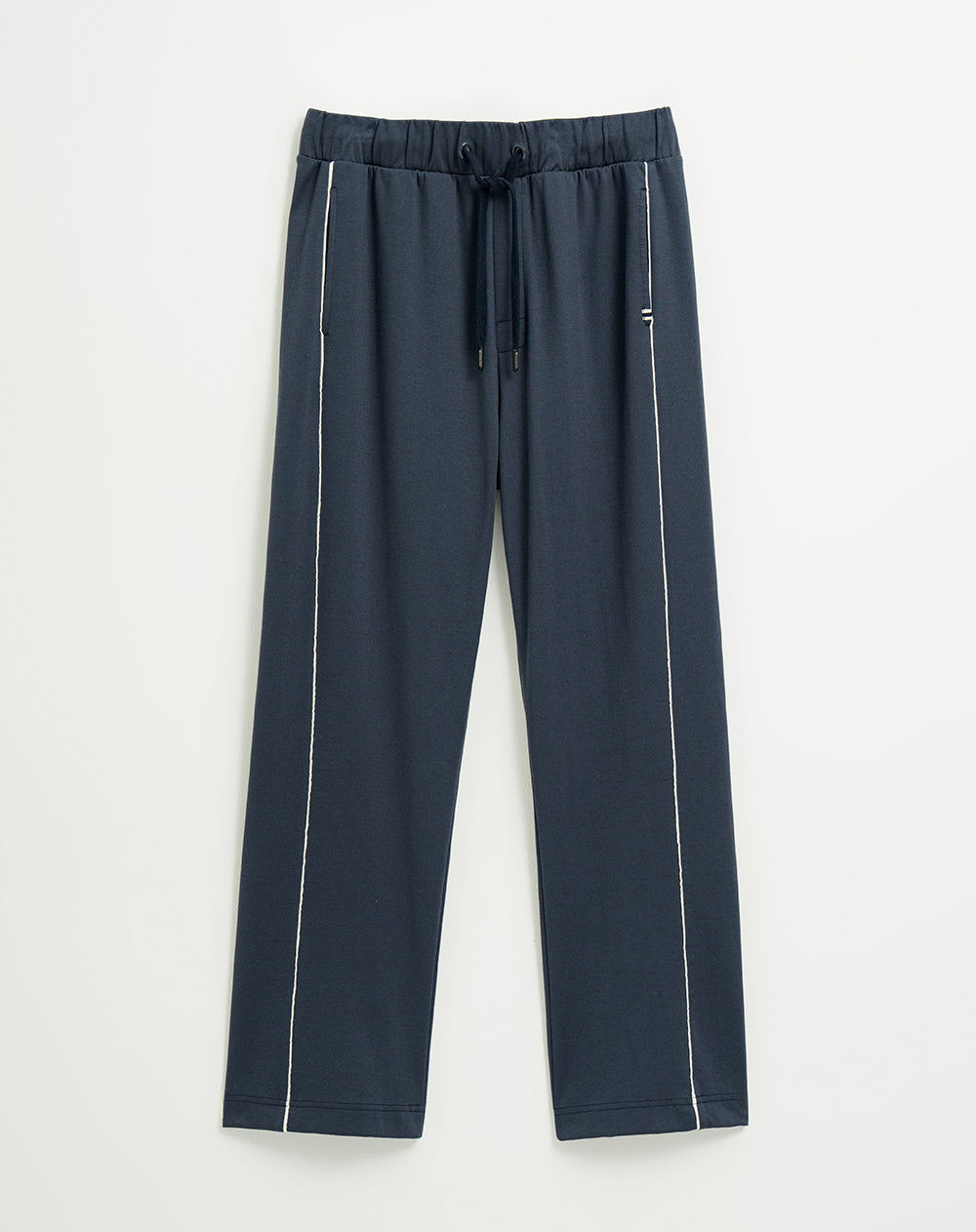 Pantalón algodón sostenible holgado azul oscuro para hombre