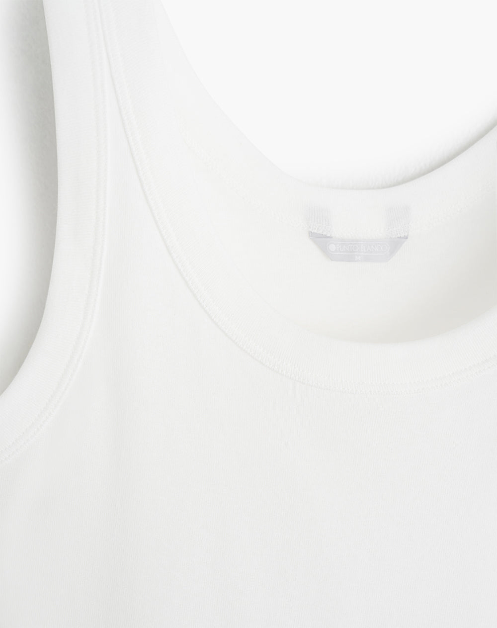Camiseta esqueleto regular algodón blanca mujer