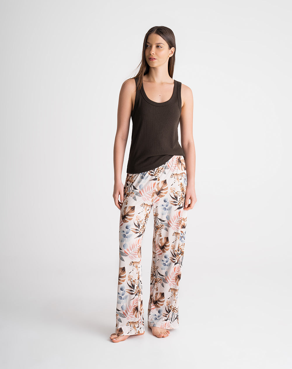 Camiseta + pantalón de pijama surtida mujer