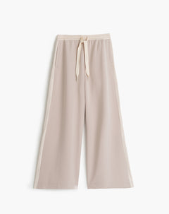 Pantalón relaxed fit tiro alto khaki