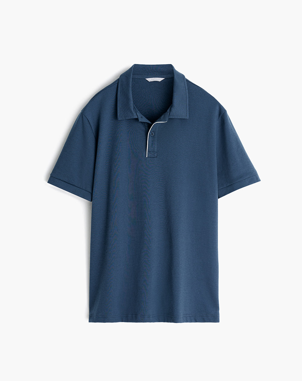 Polo regular algodón azul hombre