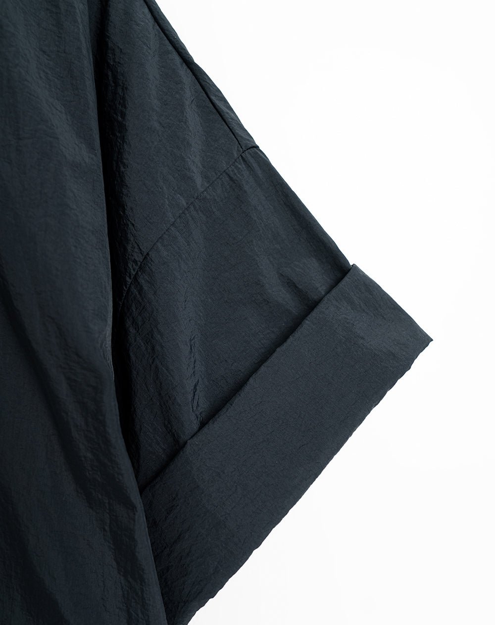 Chaqueta loose fit sin capucha negra
