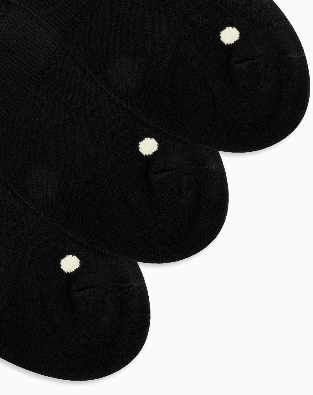 Medias deportivas mujer tobilleras cortas transpirables pack x3unds negras