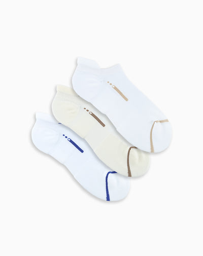 3 pares de medias tobilleras surtido