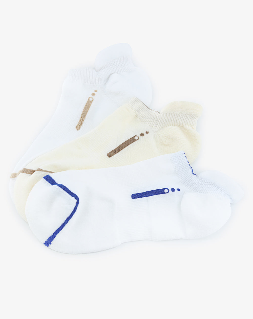 3 pares de medias tobilleras surtido