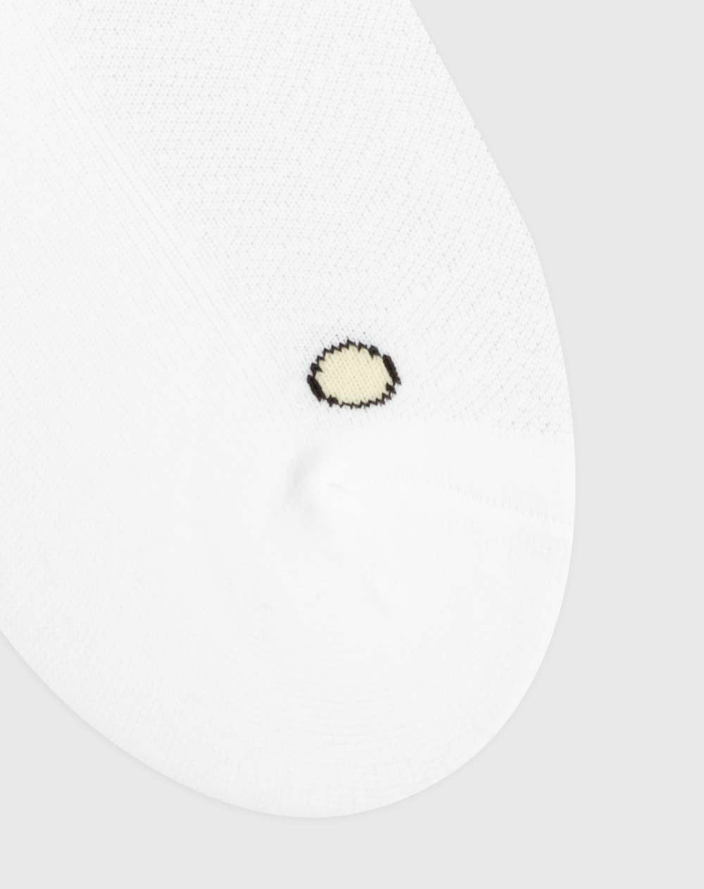 Medias deportivas para hombre tobilleras cortas acolchadas pack x3unds blancas