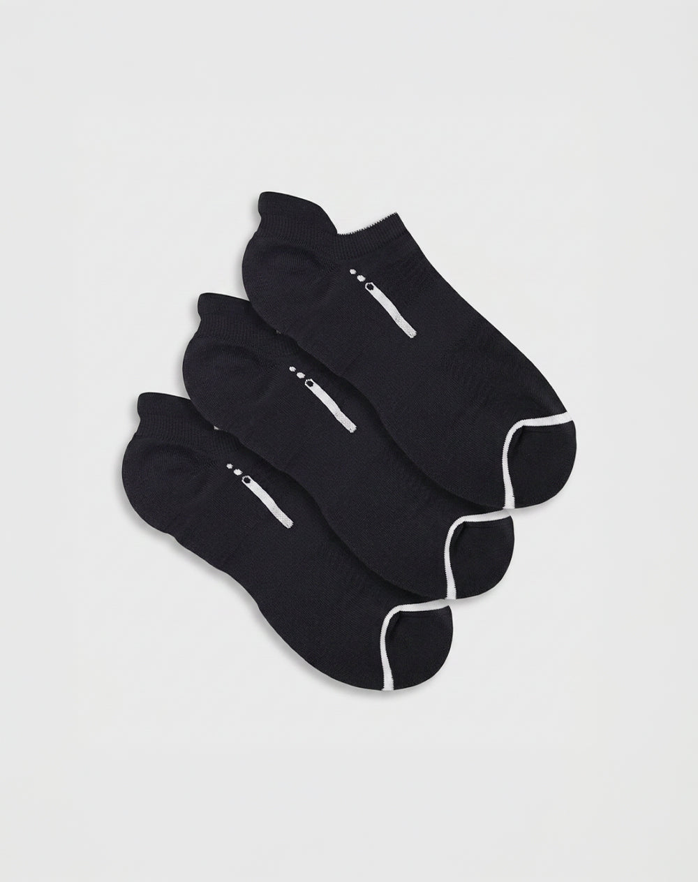 Medias deportivas hombre tobillera corta algodón pack x3 surtido