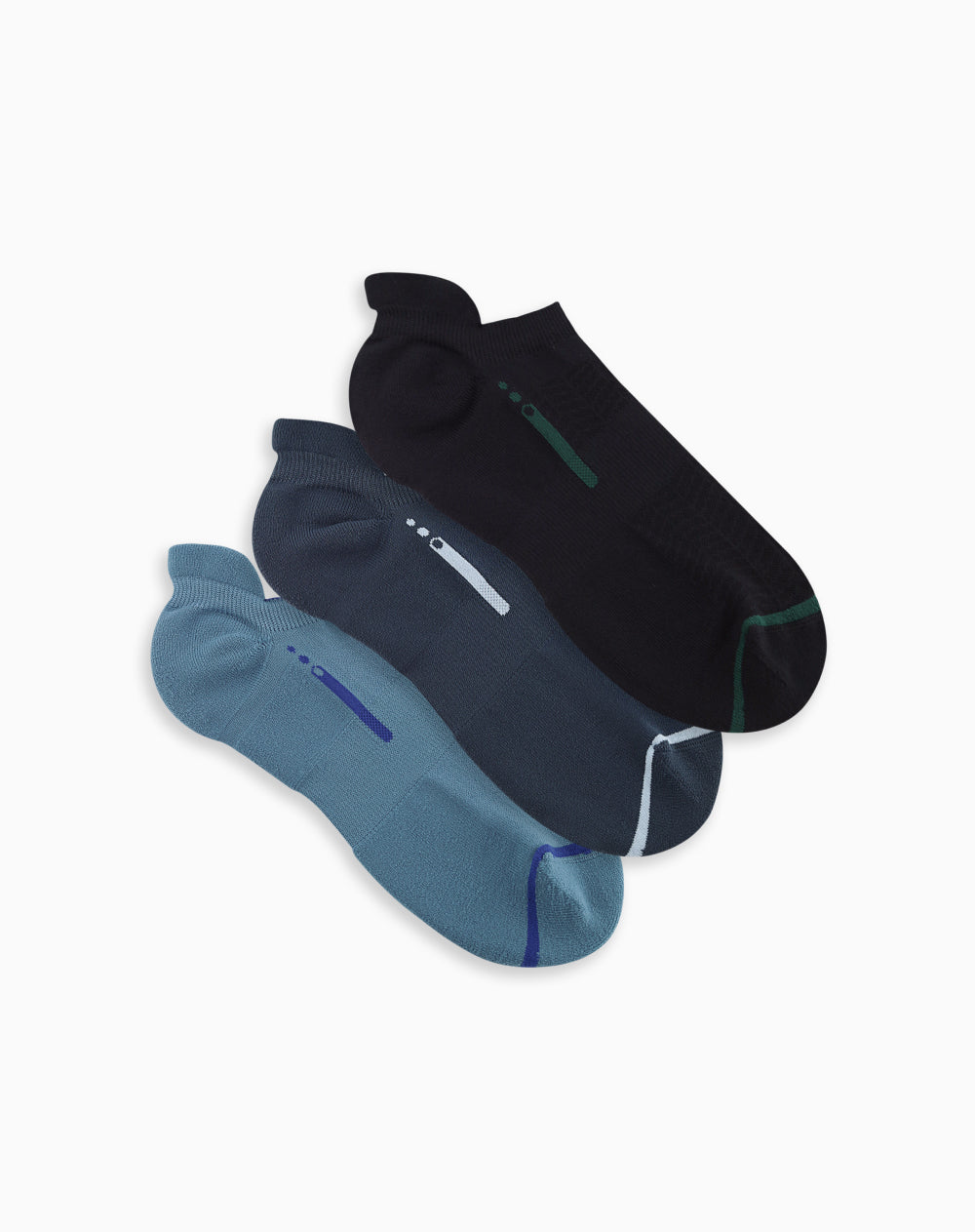 3 pares de medias tobilleras surtido