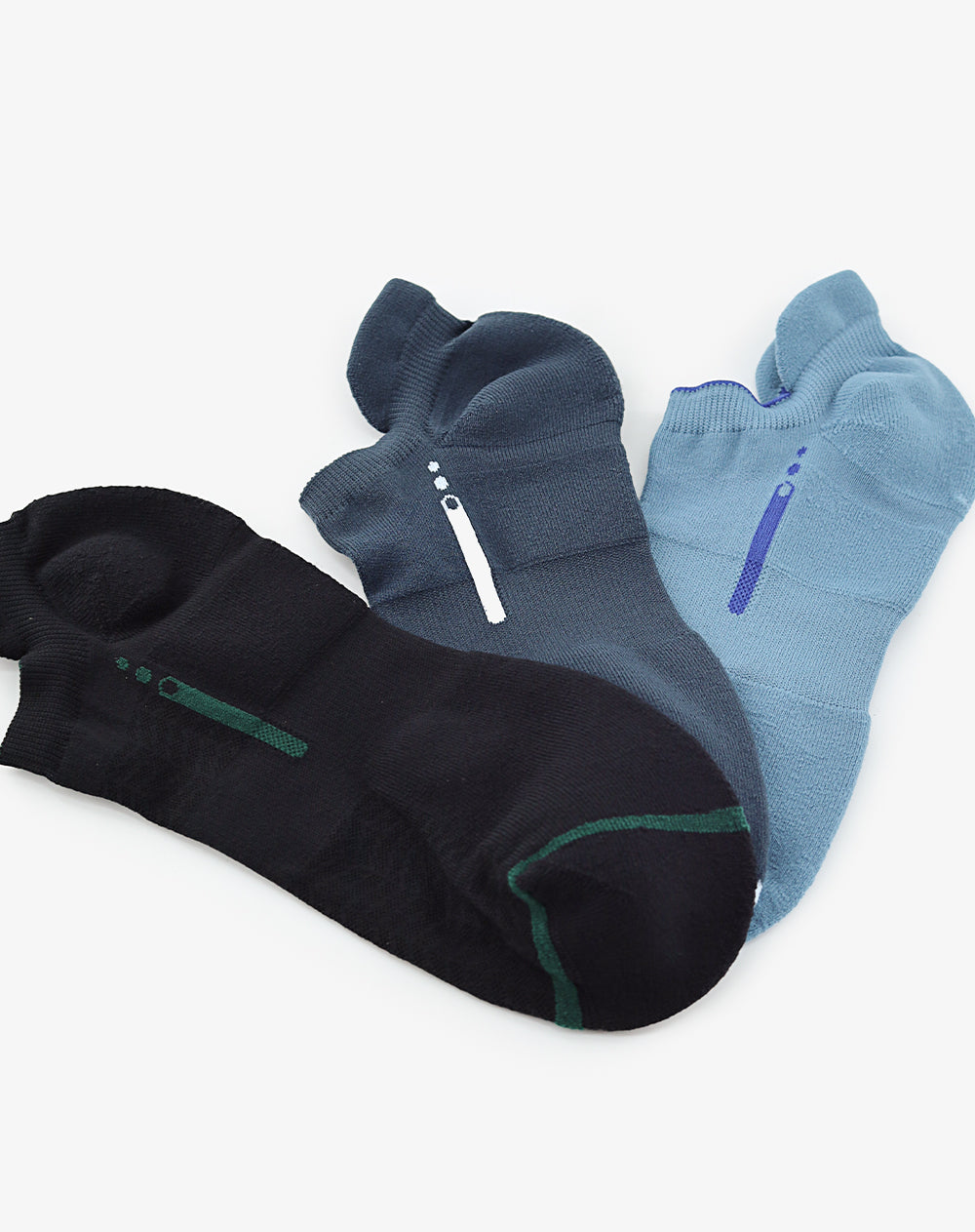 3 pares de medias tobilleras surtido