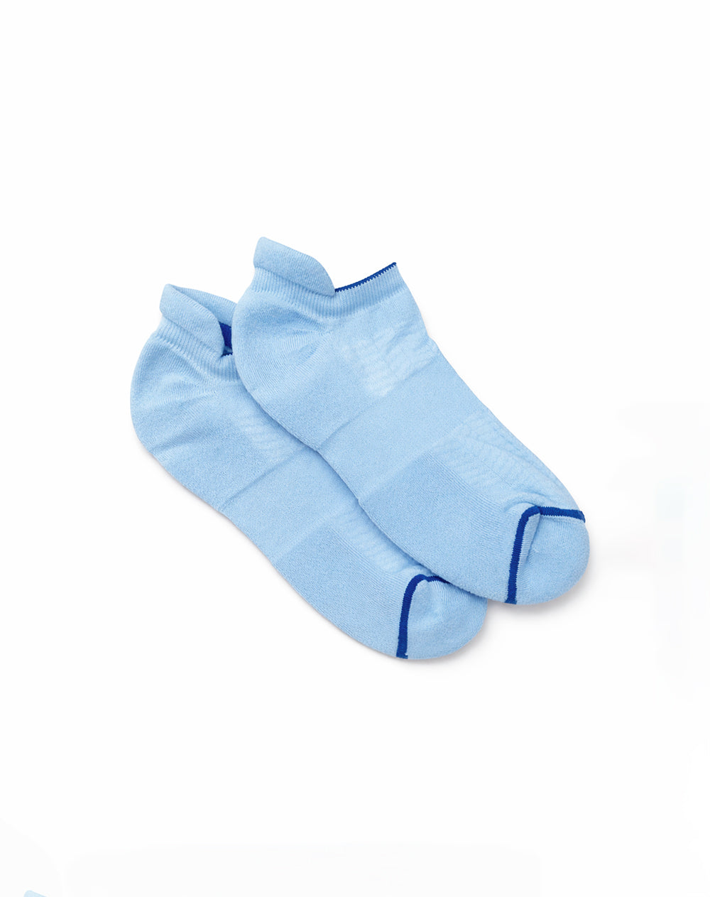 Medias deportivas hombre tobilleras cortas acolchadas azules