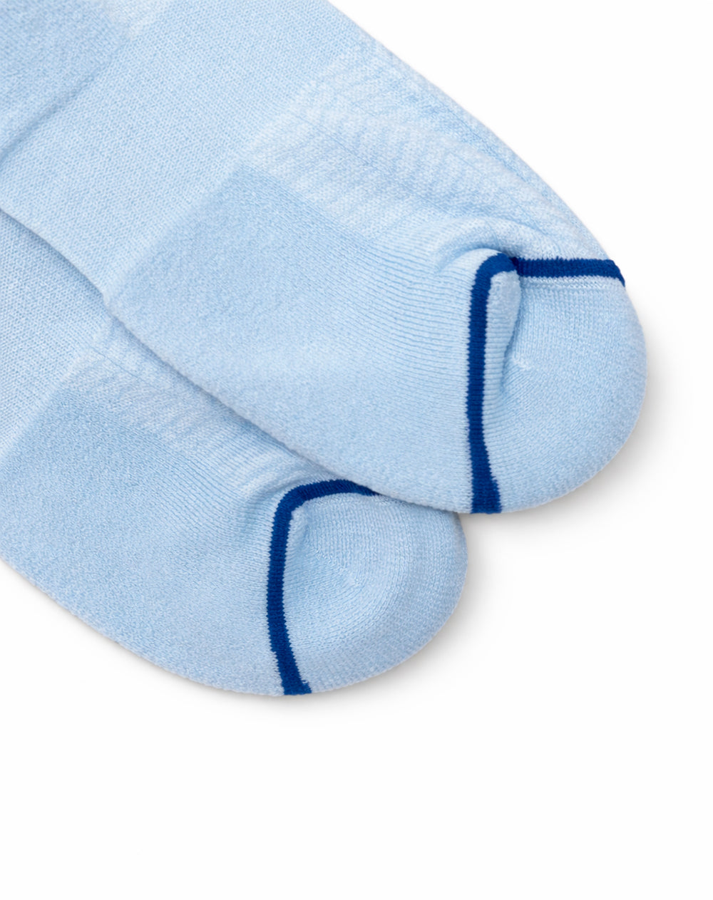 Medias deportivas hombre tobilleras cortas acolchadas azules