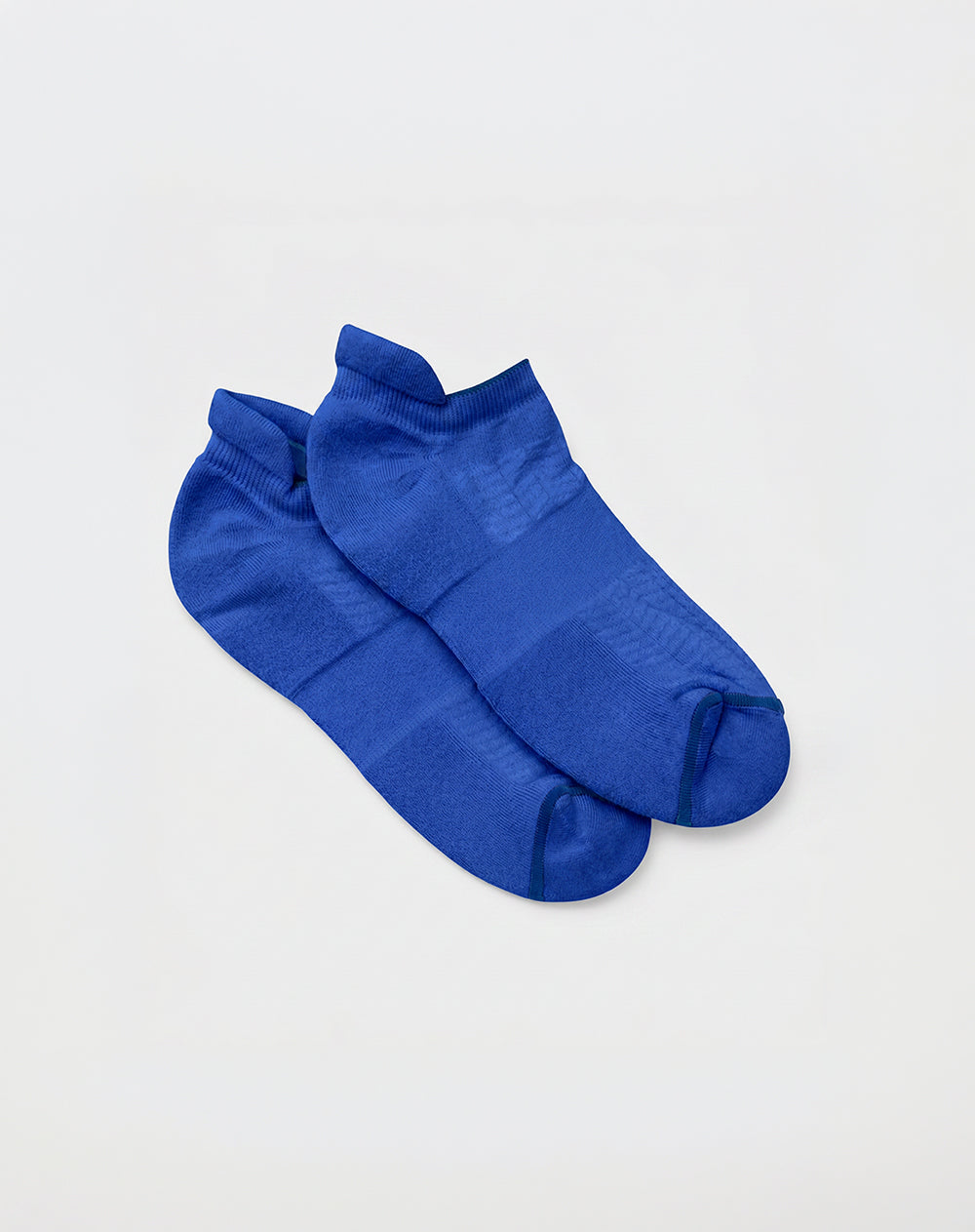 Medias deportivas hombre tobilleras cortas acolchadas azules