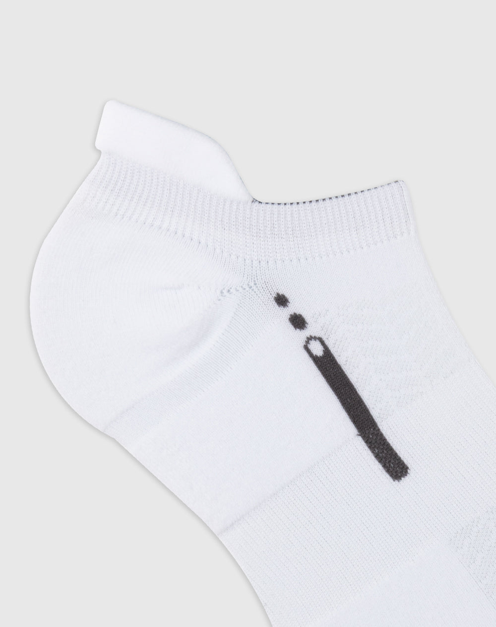 Medias deportivas unisex tobilleras cortas acolchadas pack x5unds blancas