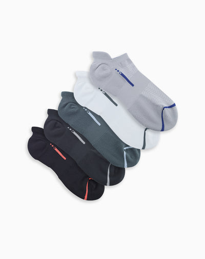 5 pares de medias tobilleras surtido