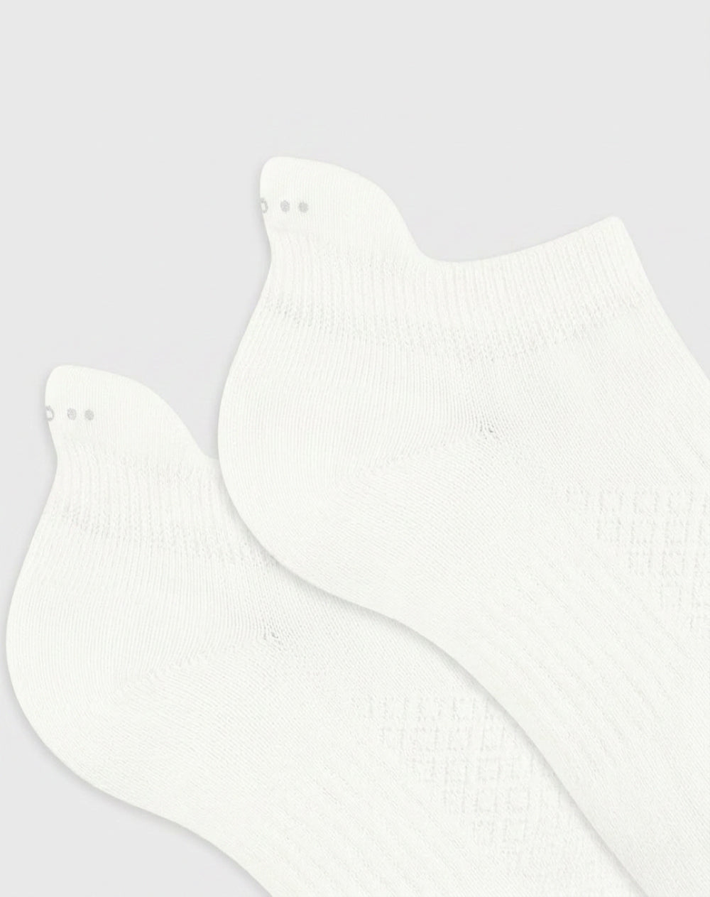 Medias deportivas unisex tobilleras cortas blancas