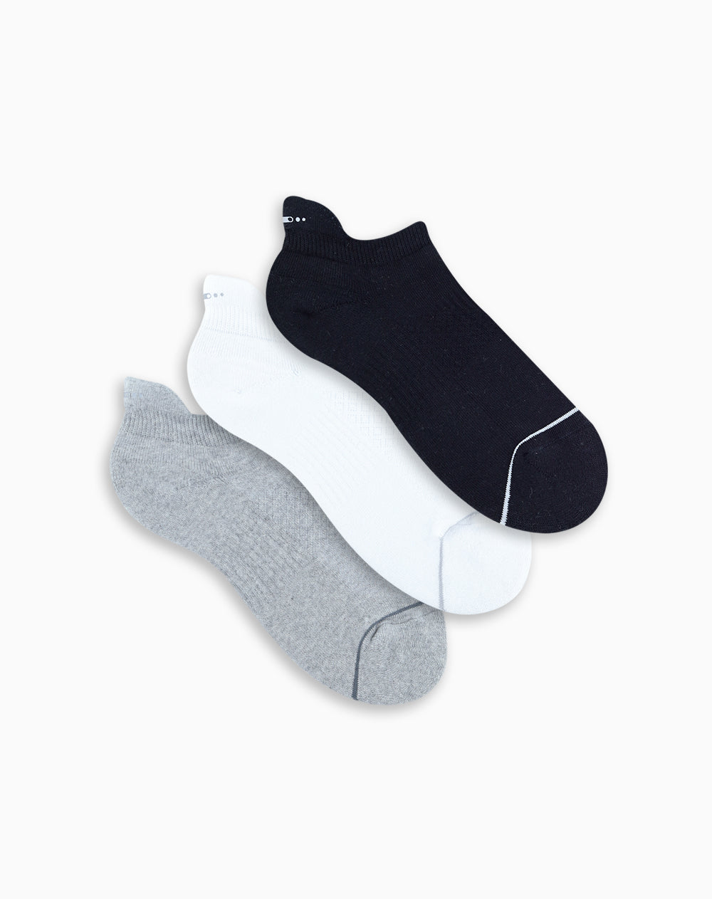 Medias deportivas unisex tobillera corta pack x3 surtido